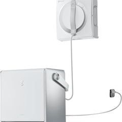 ECOVACS WINBOT ‎W2 PRO Omni Window Cleaning Robot with 6-in-1 Multifunctional Station, Charging in Operation, 3-Nozzle Spray Head, 12-Stage Protection, Win-SLAM 4.0 Path Planning, White
