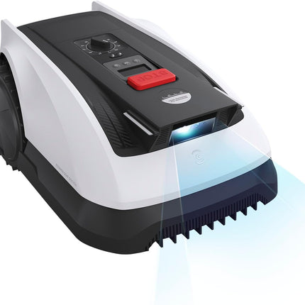 ECOVACS Goat O800 RTK Robotic Lawnmower without Boundary Cable, 800 m², LiDAR-Based RTK+Vision Navigation, Lawn Mower Robot, Car Mapping, Passes 0.7 m Narrow Spots, Precise Edge Mowing