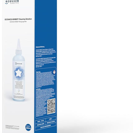 ECOVACS 230 ml Cleaning Solution for Winbot W1 Pro, W2, W2 OMINI, W2 PRO, W2 PRO OMNI, WINBOT MINI, W2S, W2S OMNI Window Cleaning Robot Original Accessories