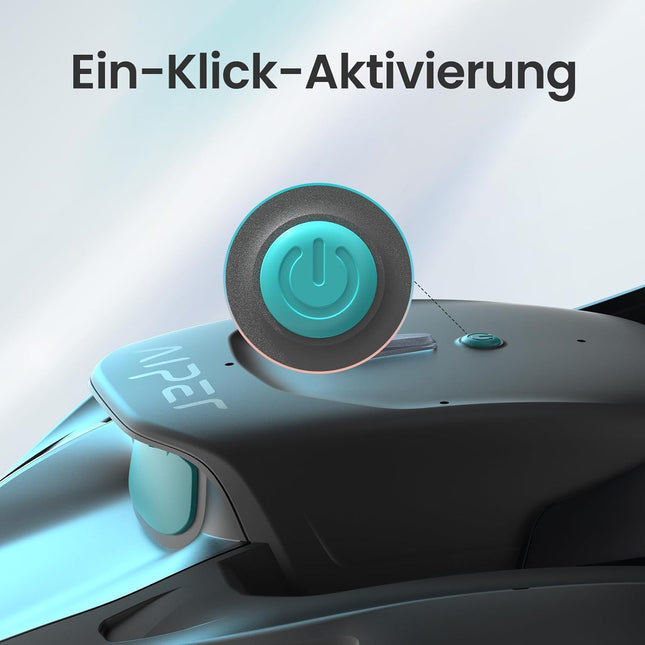 AIPER Seagull 800B + EcoSurfer S2 - Wireless Pool Robot with Strong Suction Power & Solar Pool Skimmer Clean Surface and Pool Floor Without Effort