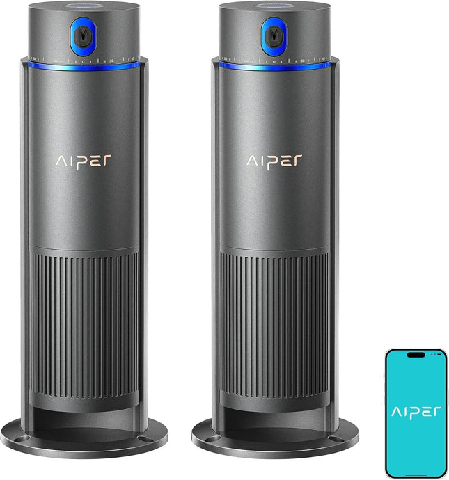 Aiper IrriSense 2 Smart Irrigation System, Multi-Zone Irrigation Device with App Control, Intelligent Scheduling and Rain Sensor for Lawns up to 445 m²
