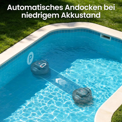 AIPER Seagull 800B Pool Robot Battery | 90 minutes. Runtime, intelligent self-parking function, LED display, for above-ground pools up to 80 m²