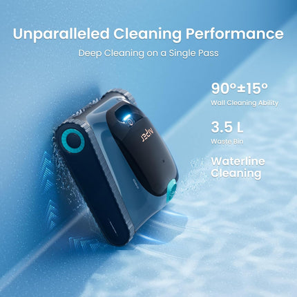 (2026 Upgrade) Aiper Scuba S1 Pool Robot, Individual Weekly Cleaning Plan, 270 Minute Running Time, Waterline Cleaning, App & OTA, Smart Navigation with 11 High-Precision Sensors for Recessed Pool