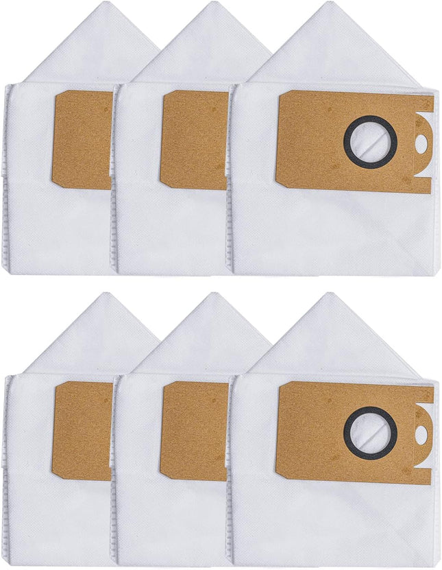 Vacuum Cleaner Bags for E10+ Robot Vacuum Cleaner with Suction Station (Pack of 6)