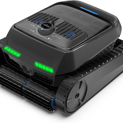 Pool Robot Battery Wireless, Pool Robot Floor and Wall, Waterline, Ultrasonic Detection, Intelligent Navigation (PC200lite)