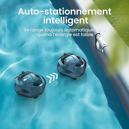 AIPER Seagull SE + EcoSurfer S2 - Wireless Pool Cleaner & Solar Skimmer Bundle for Automatic Pool Care
