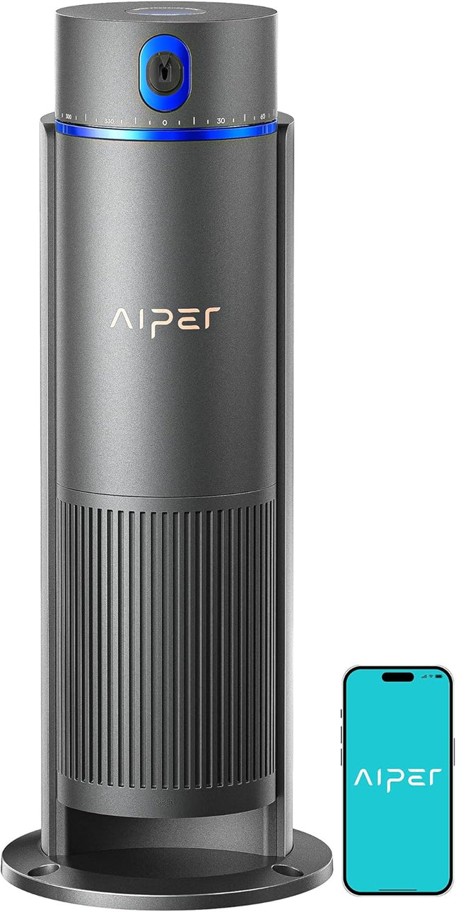 Aiper IrriSense 2 Smart Irrigation System, Multi-Zone Irrigation Device with App Control, Intelligent Scheduling and Rain Sensor for Lawns up to 445 m²