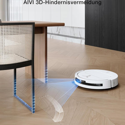 ECOVACS T50 Omni Gen2 Robot Vacuum Cleaner with Mop Function 21,000 Pa, ZeroTangle | Robot Vacuum Cleaner, Extendable Side Brush and Mop, Mop Wash with 75°C Hot Water, All-in-One Station, Silver White