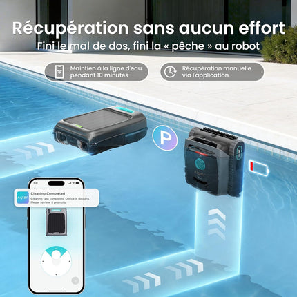AIPER (2026) Expert Duo: Pool Robot Scuba V3 & EcoSurfer S2, 360° Cleaning from Top to Bottom, Automatic Maintenance 7 Days, 10x Faster Cleaning with AI Patrol, Water Care