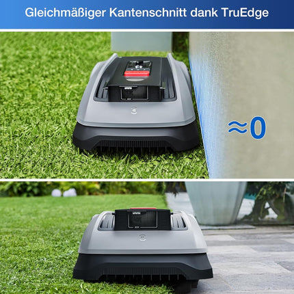 ECOVACS Goat O600 RTK Care Kit Robotic Lawnmower Without Boundary Cable, 600 m², RTK+Vision Navigation, Robotic Lawnmower, AI Obstacle Avoidance, App Control, Passes 0.7 m Narrow Places
