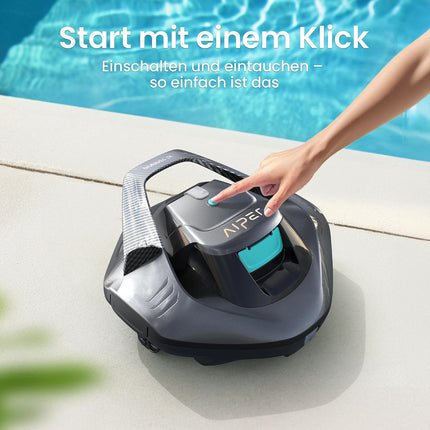 AIPER Seagull SE + EcoSurfer S2 - Wireless Pool Cleaner & Solar Skimmer Bundle for Automatic Pool Care